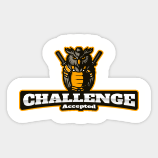 Challenge Accepted Sticker